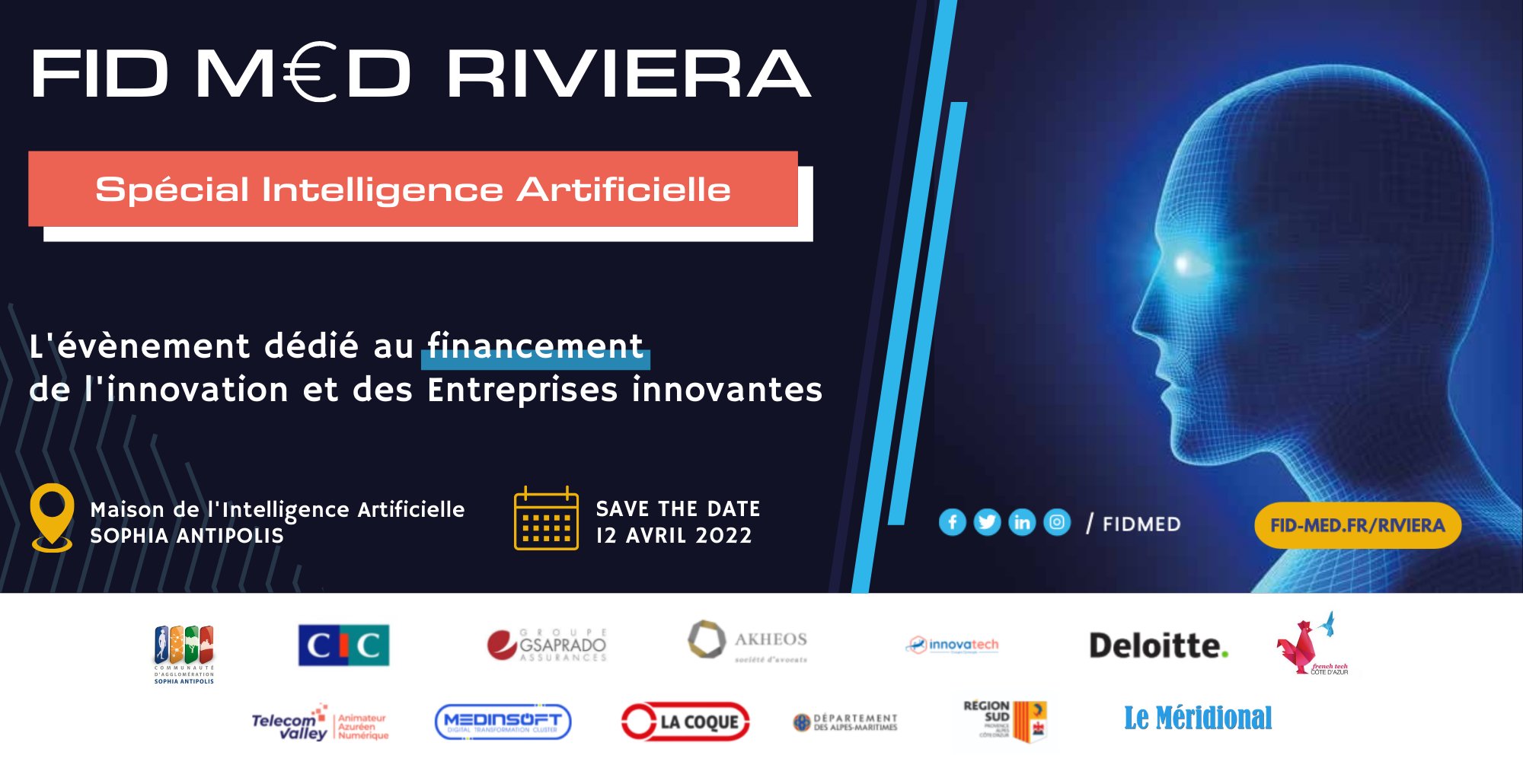 FIDMED Riviera 2022 : Appel aux startups dans l’Intelligence Artificielle