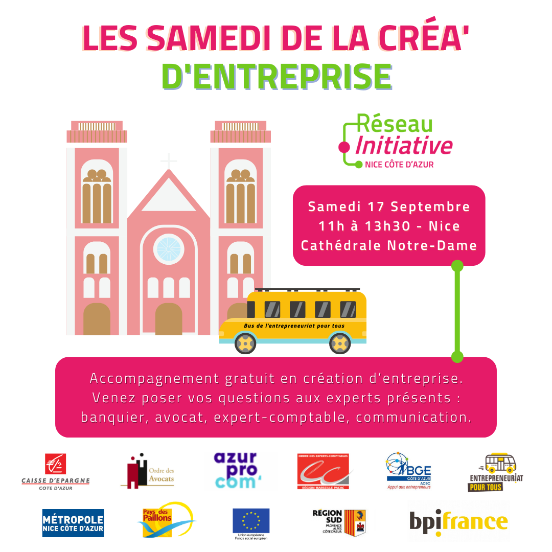 Samedi de la Créa' d'Entreprises By Réseau Initiatives NCA 1 Samedi de la crea post RS