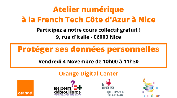 4 Nov Atelier numérique à la French Tech Côte dAzur à Nice