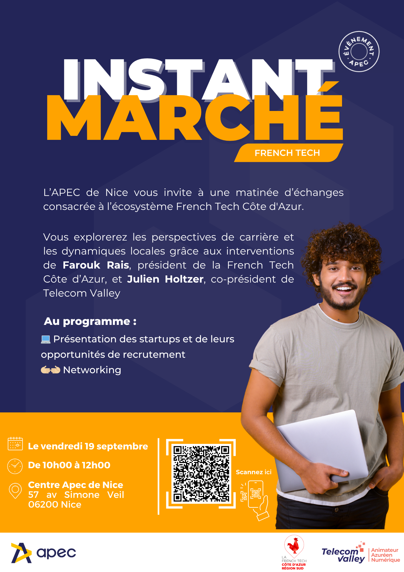 Instant Marché par l'Apec 1 Affiche A3 INSTANT MARCHE 1