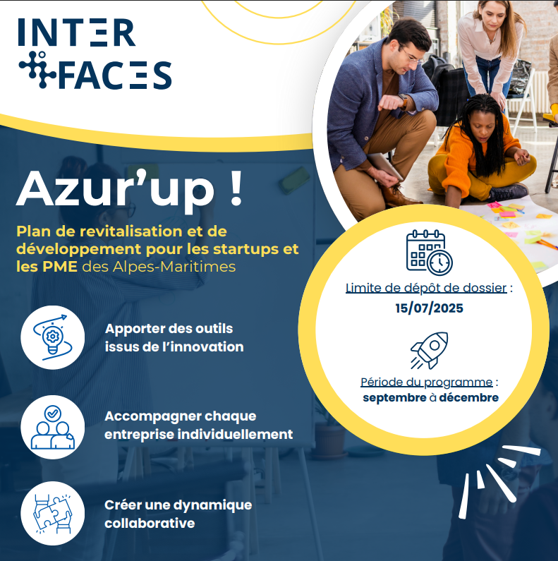 Programme Azur’up par Société INTERFACES jusqu’au 15 juillet