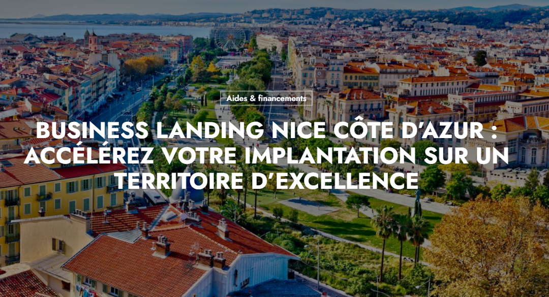 Business Landing 2025 par la Métropole Nice Côte d’Azur jusqu’au 15 septembre