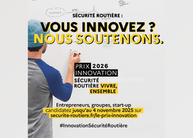 Prix innovation 2026 par la sécurité routière  jusqu’au 4 novembre