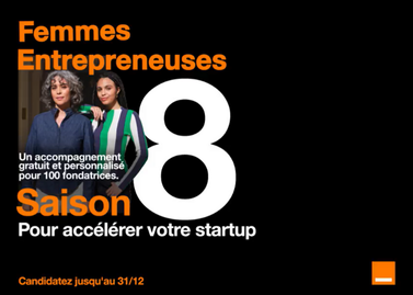 Intégrer la 8e saison du programme Femmes Entrepreneuses par Orange jusqu&rsquo;au 31 décembre