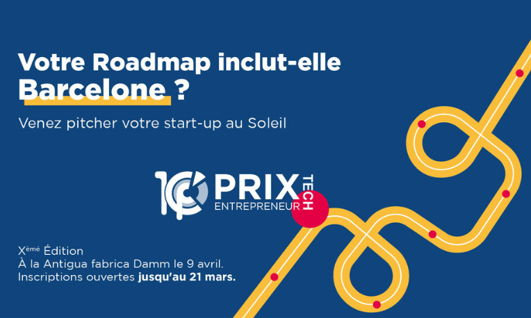 Prix Entrepreneur Tech jusqu&rsquo;au 21 mars par CCI France-Espagne