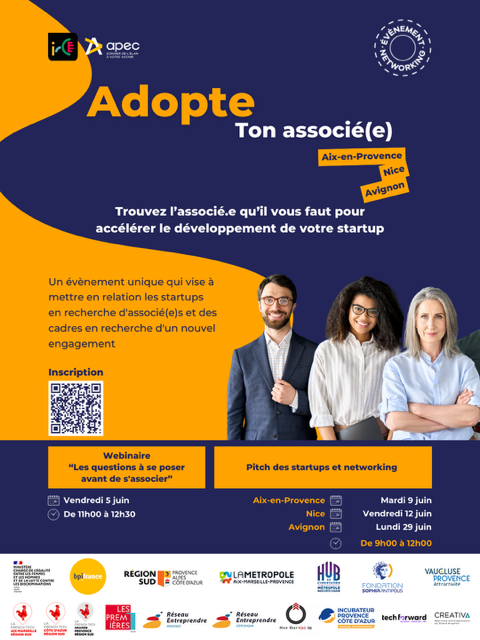 Adopte ton associé(e)  jusqu&rsquo;au 29 avril