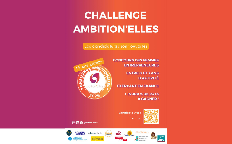 Challenge Ambition’elles 2026 par Bpifrance jusqu’au 30 septembre