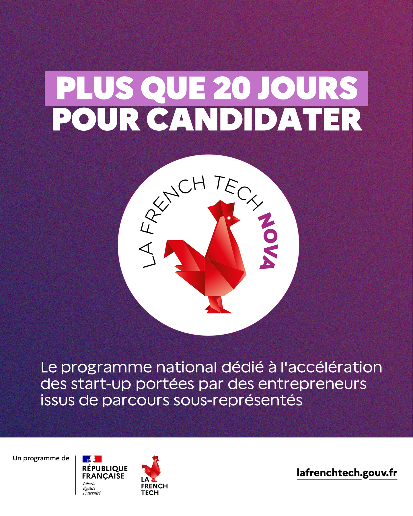 French Tech Nova jusqu&rsquo;au 30 septembre